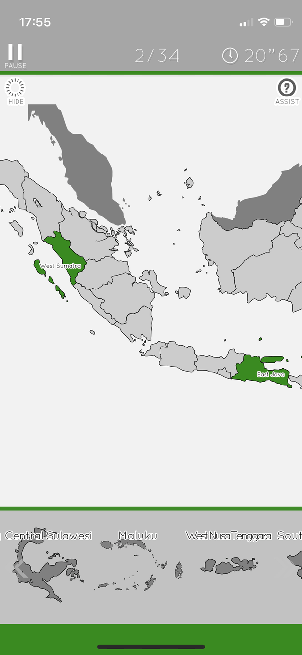Kepingan Puzzle Peta Indonesia