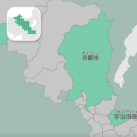 あそんでまなべる京都府地図パズル